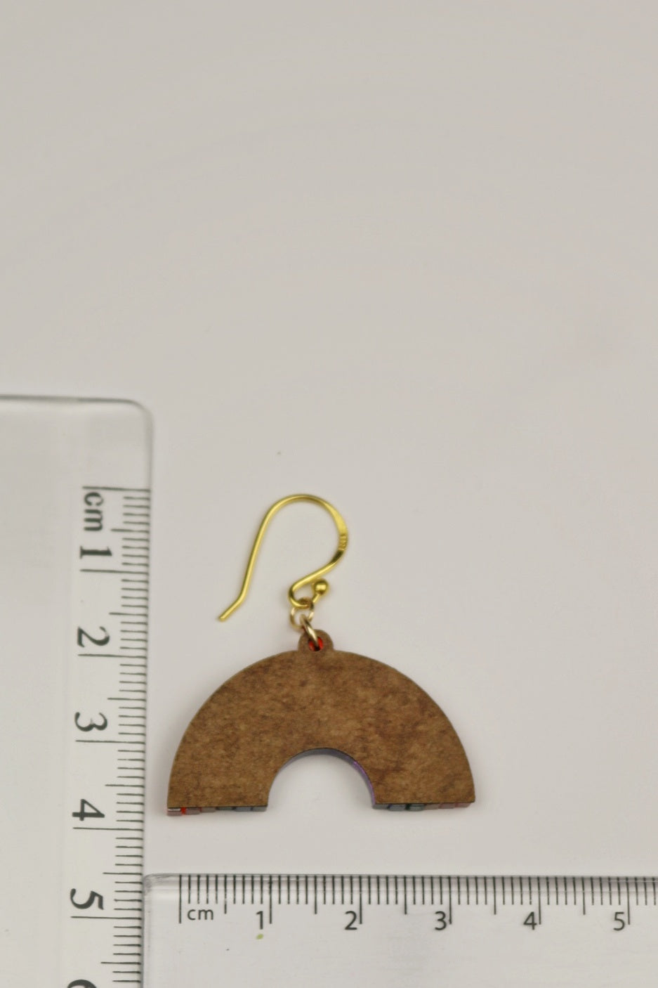 Statement Rainbow Acrylic Earrings