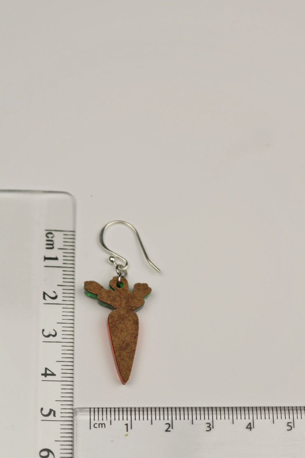 Carrot Acrylic Earrings