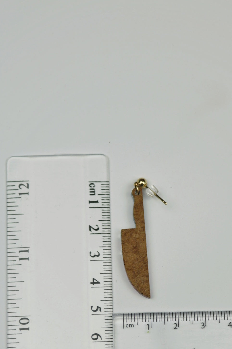 Bloody Knife Mirrored Acrylic Halloween Earrings