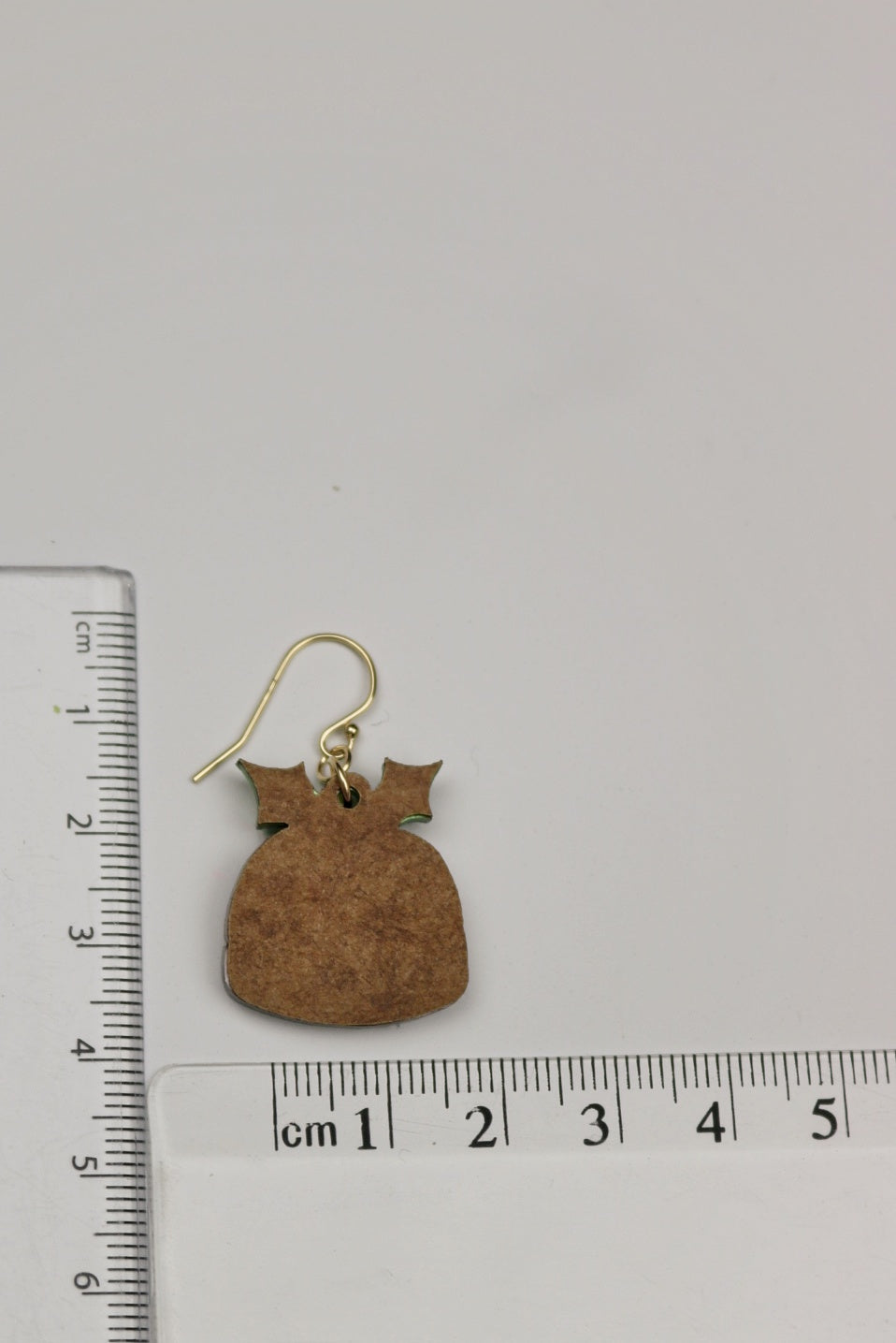 Christmas Pudding Acrylic Earrings