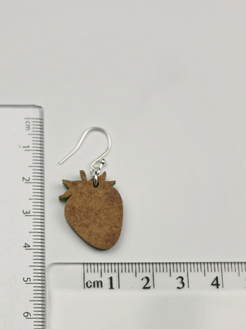 Chocolate Covered Strawberry Acrylic Earrings