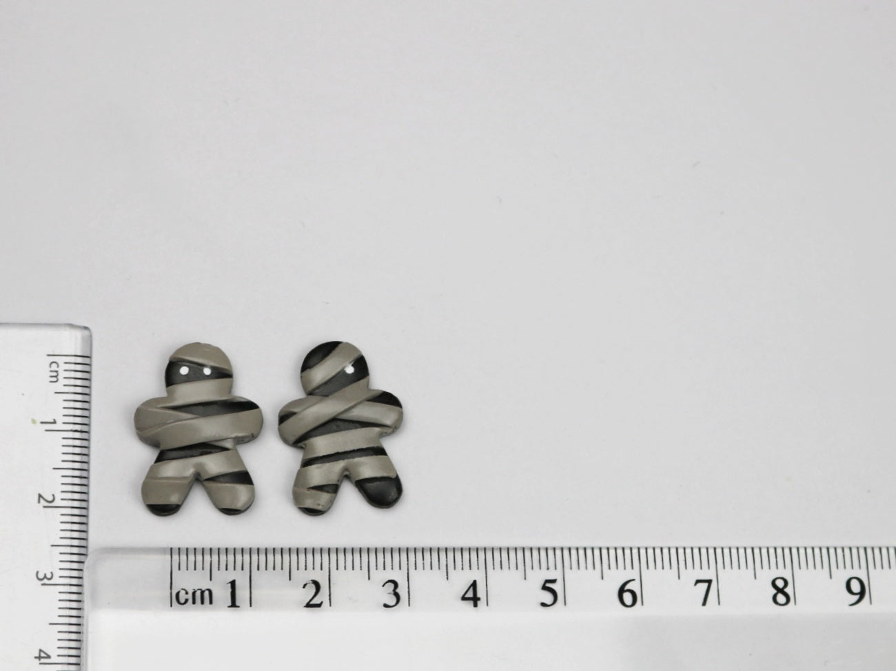 Mummy Clay Halloween Stud Earrings