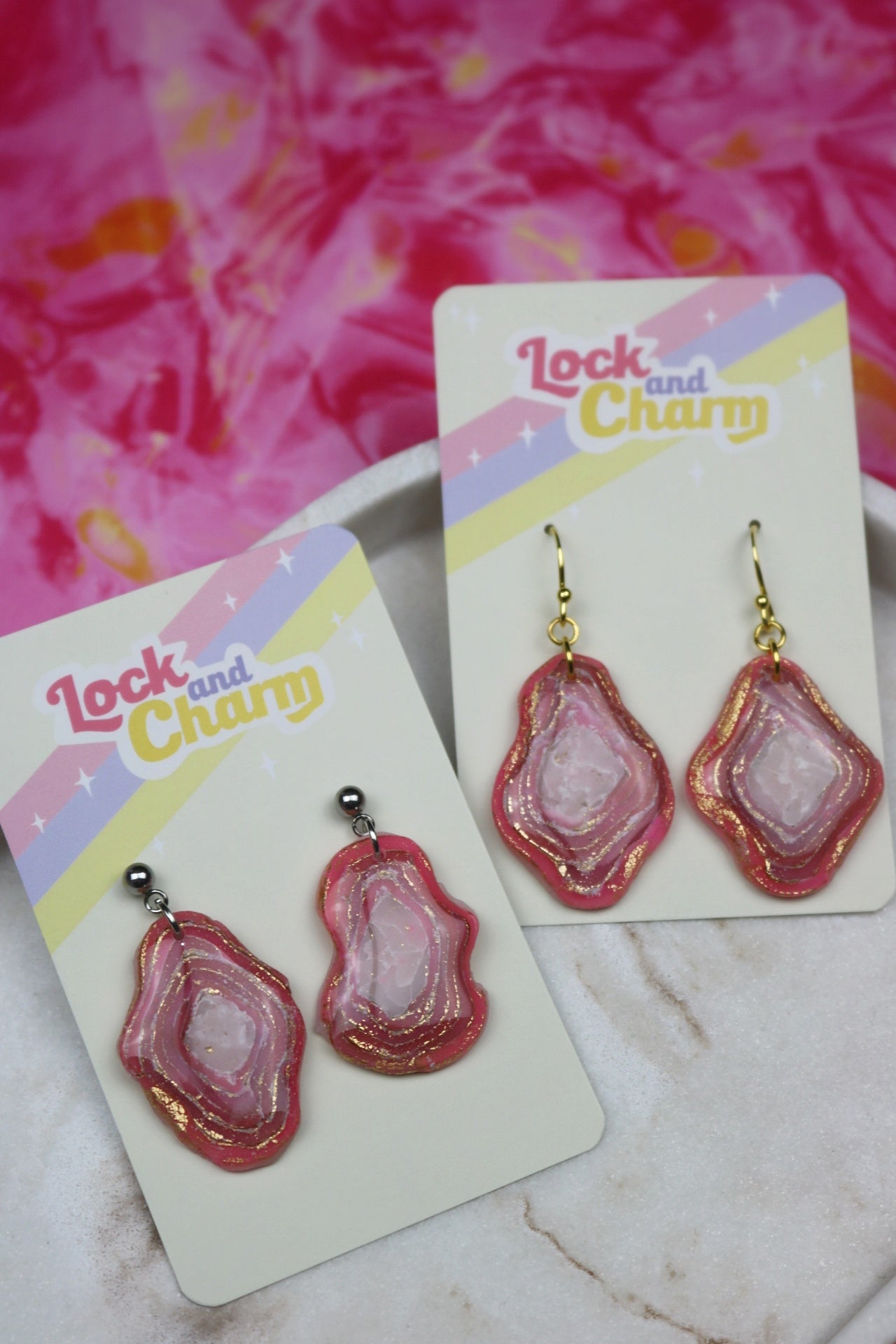 Pink Agates