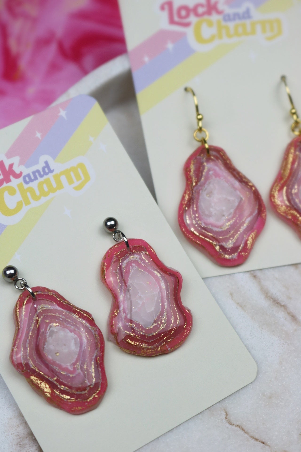 Pink Agates