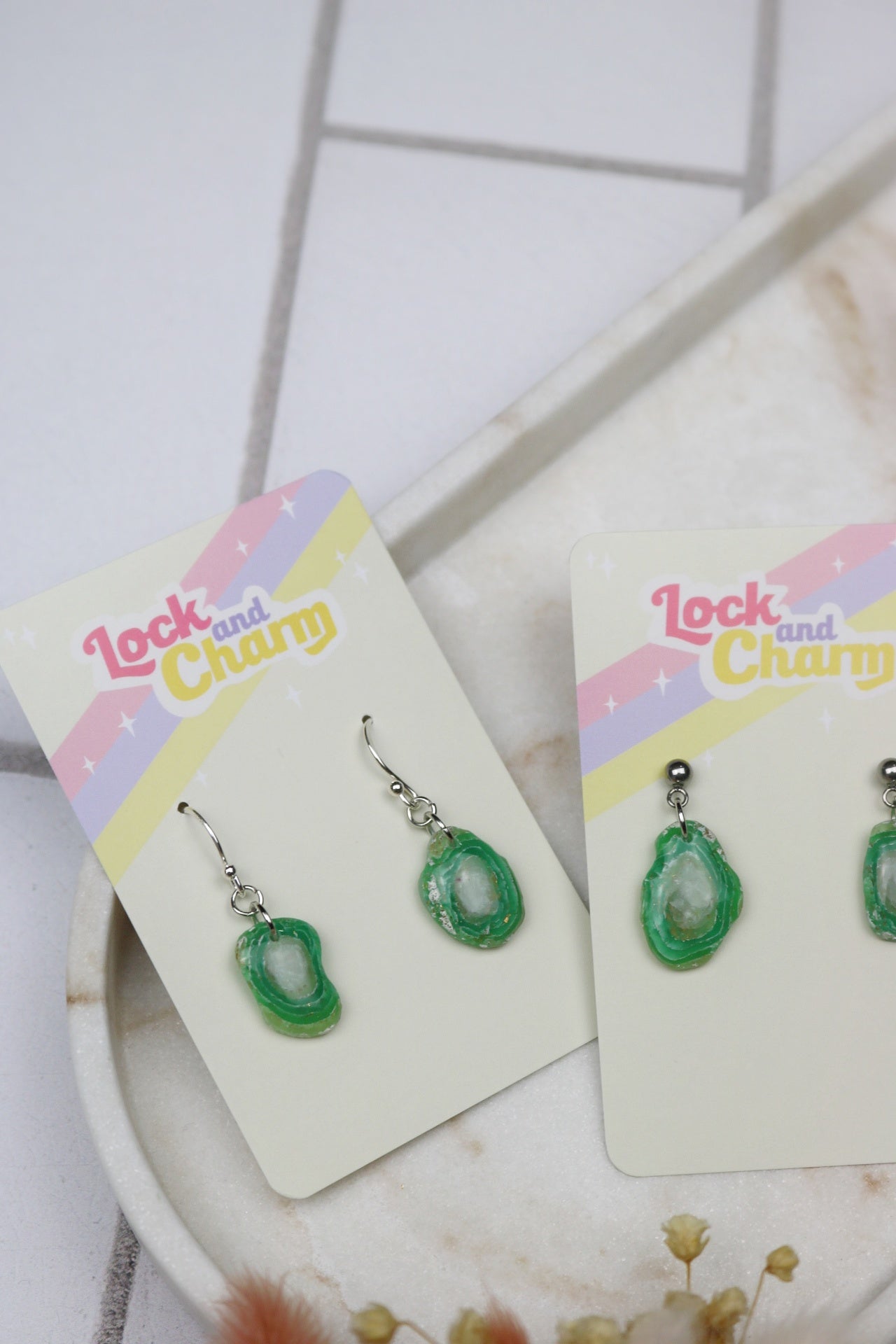 MINI Green Agates