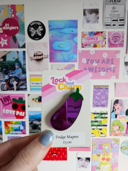 Fruit and Veg Acrylic Keyrings and Fridge Magnets