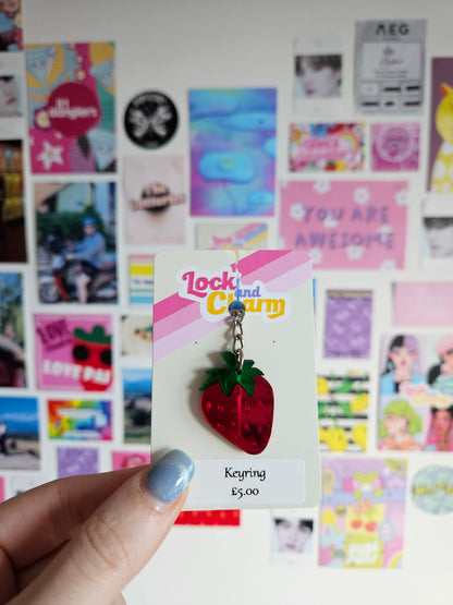 Fruit and Veg Acrylic Keyrings and Fridge Magnets
